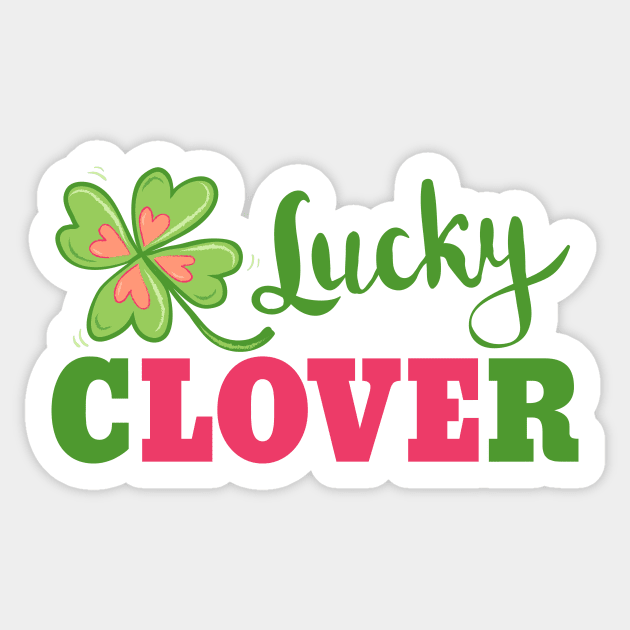 Lucky clover Sticker by Sir13